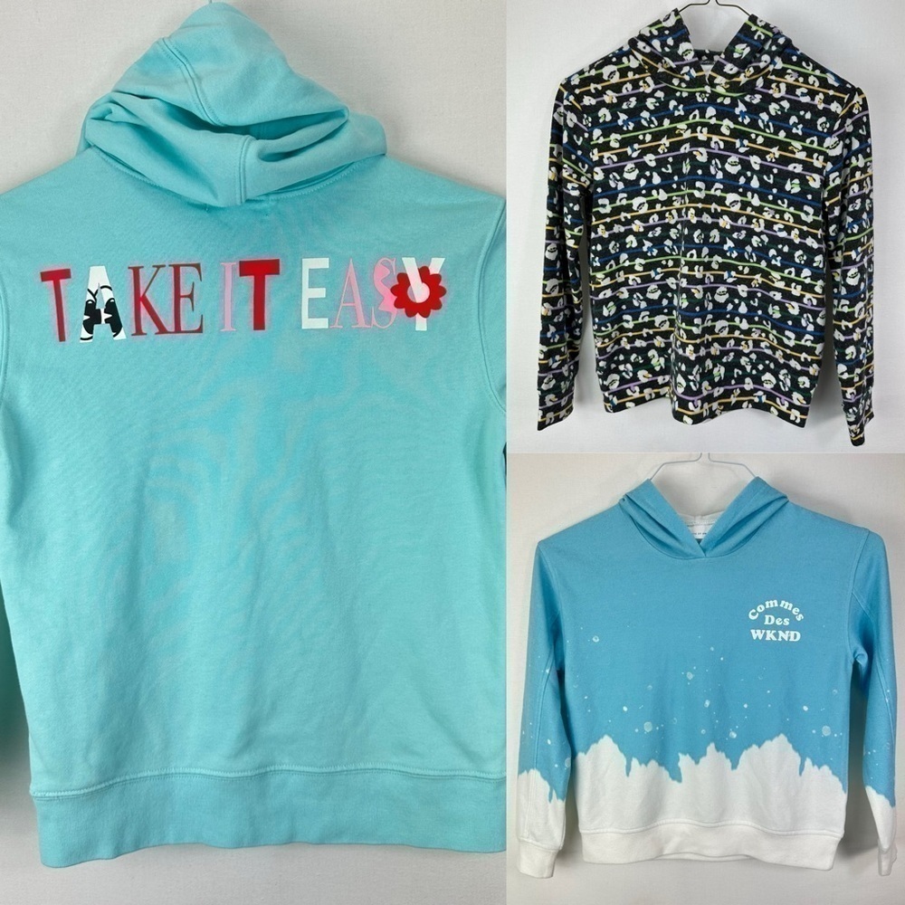 Rockets of Awesome 3 Hoodie Sweatshirts Size 8